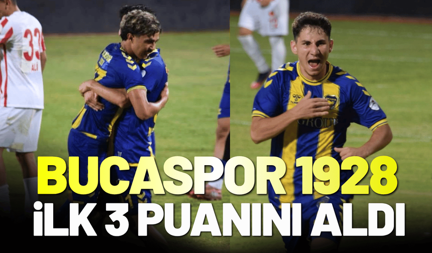 Bucaspor 1928, ilk 3 puanını aldı
