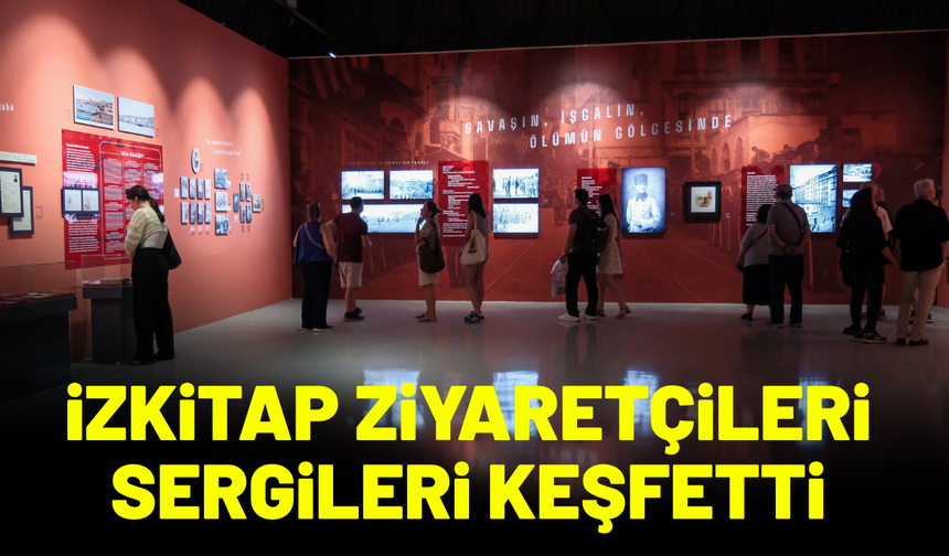 İZKİTAP ziyaretçileri Kültürpark’taki sergileri keşfetti
