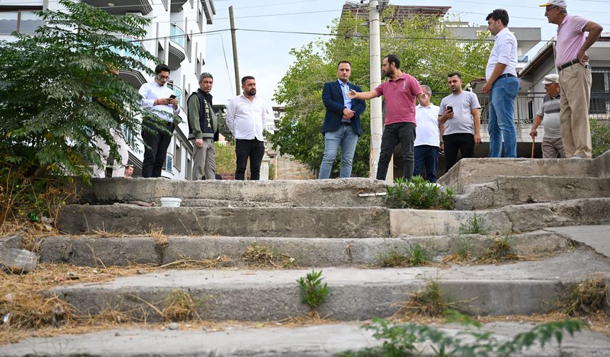 Bornova'da çifte merdiven hamlesi
