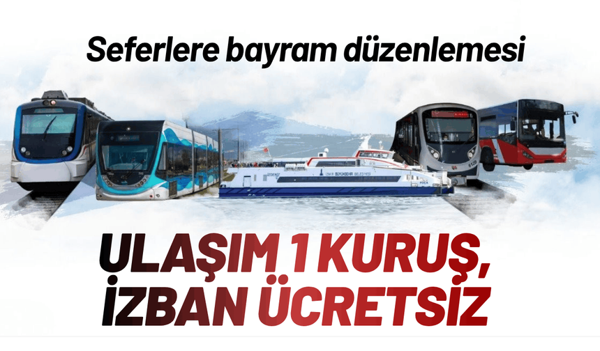 Toplu ulaşım seferlerine 29 Ekim düzenlemesi