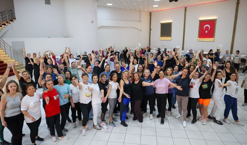 Bucalı kadınlar kış spor kurslarını çok sevdi