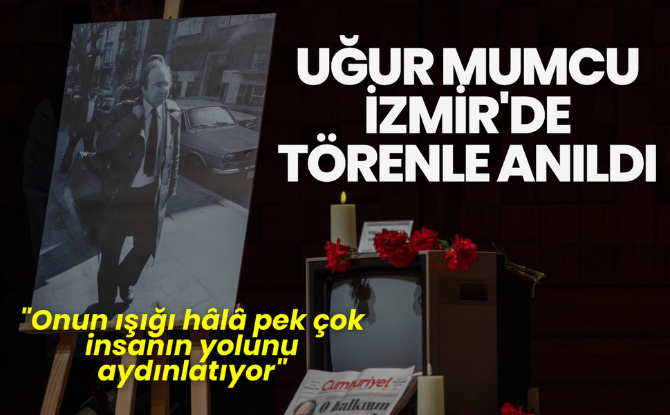 Uğur Mumcu İzmir'de törenle anıldı