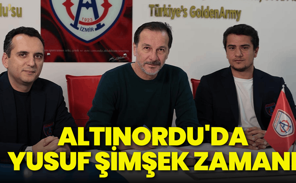 Altınordu'da Yusuf Şimşek işbaşı yaptı