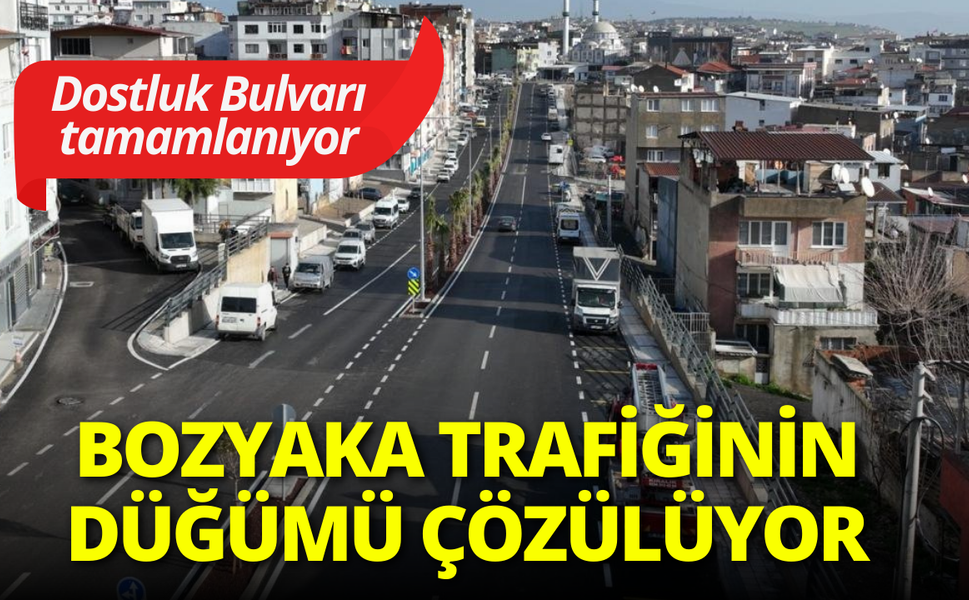 Bozyaka trafiğinin düğümü çözülüyor