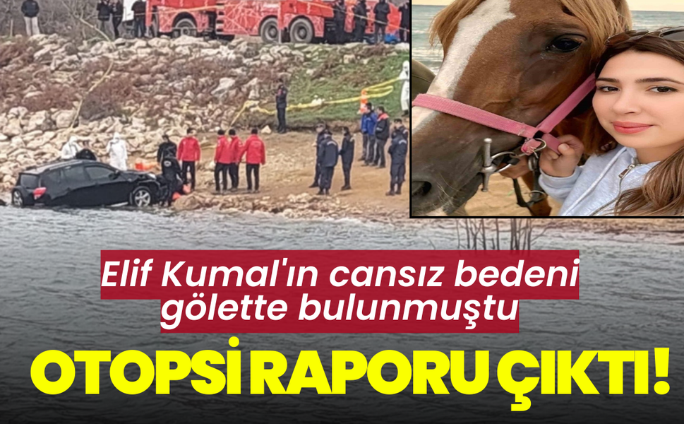 Elif Kumal'ın cansız bedeni gölette bulunmuştu: Otopsi raporu çıktı!