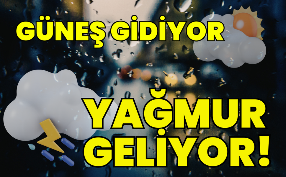 İzmir'de güneşli hava gidiyor, kuvvetli yağmur geliyor!