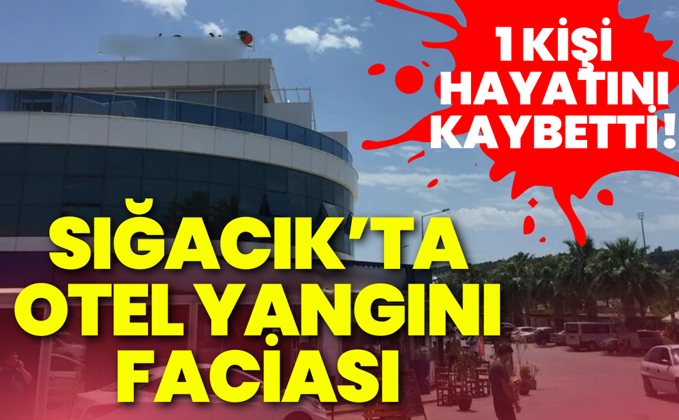 İzmir'de butik otel yangını faciası: 1 kişi hayatını kaybetti!
