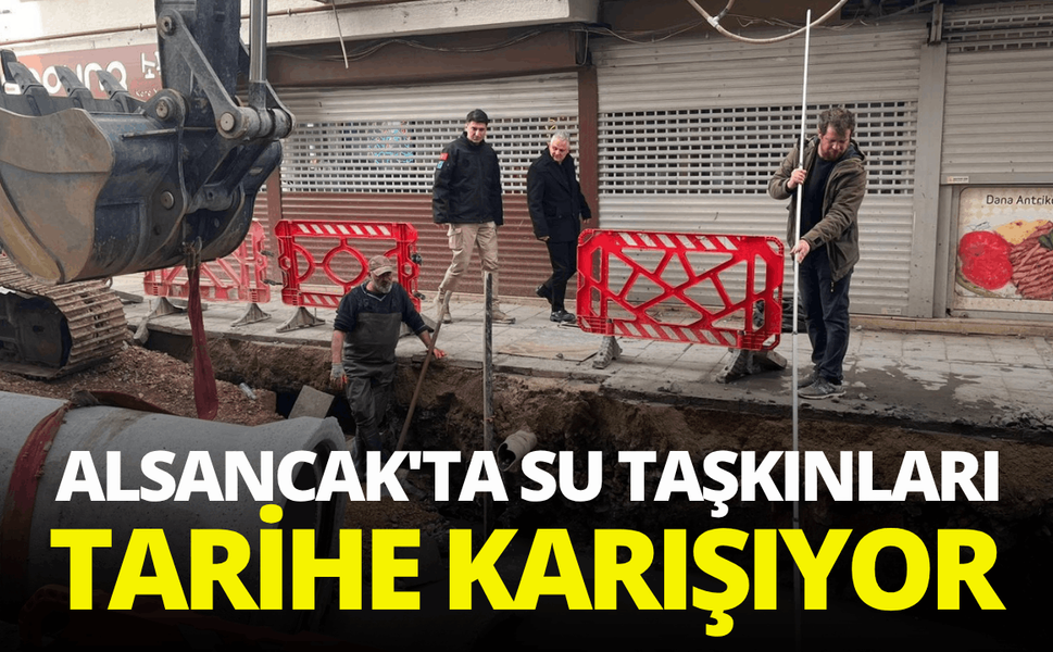 Alsancak'ta su taşkınları tarihe karışıyor