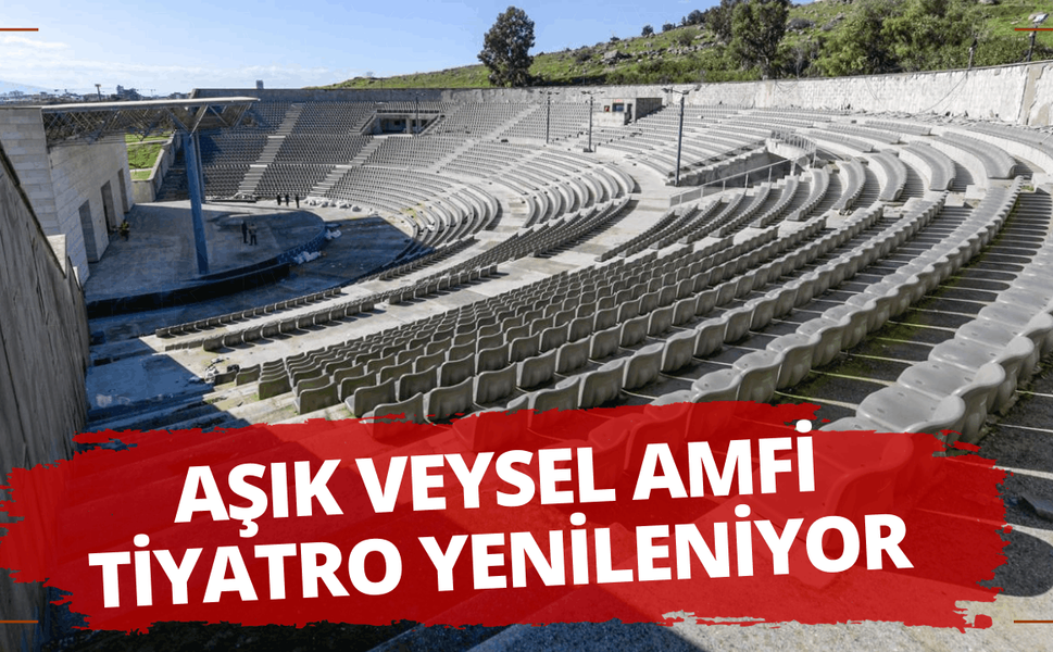 Aşık Veysel Amfi Tiyatro yeni sezona yenilenerek giriyor