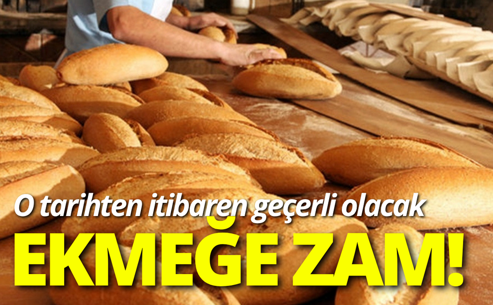 İzmir'de ekmeğe zam geldi!