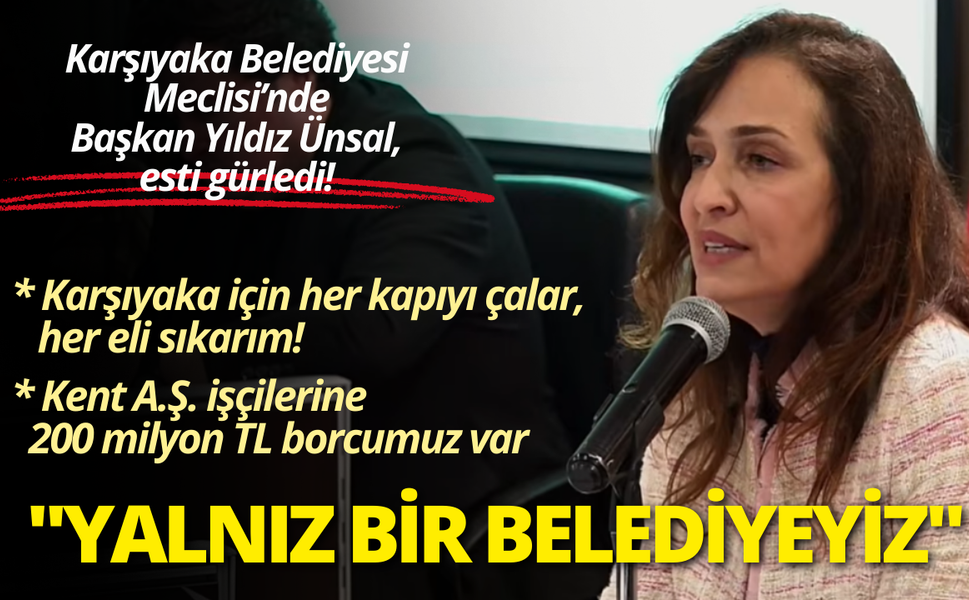 Başkan Yıldız Ünsal, meclis toplantısında esti gürledi!
