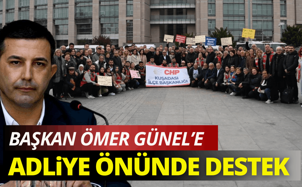 Başkan Ömer Günel'e Çağlayan Adliyesi'nde