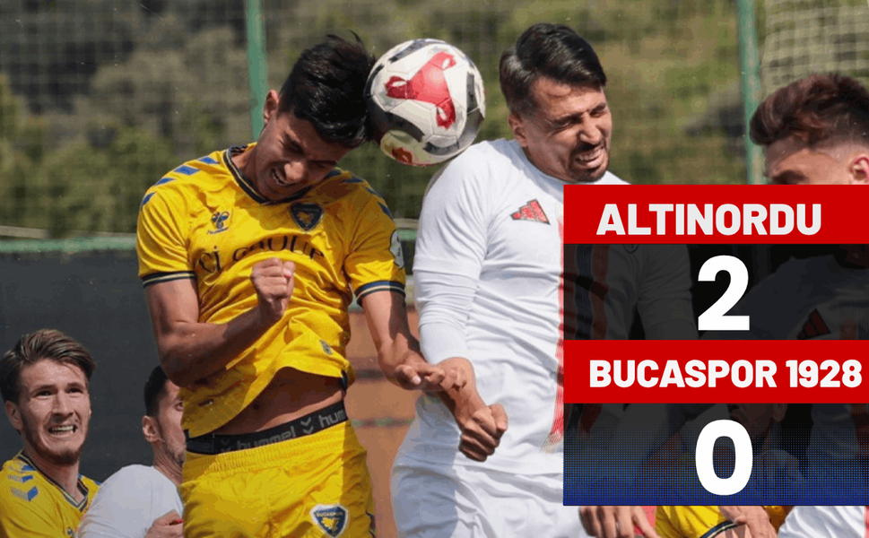 Altınordu: 2 - Bucaspor 1928: 0