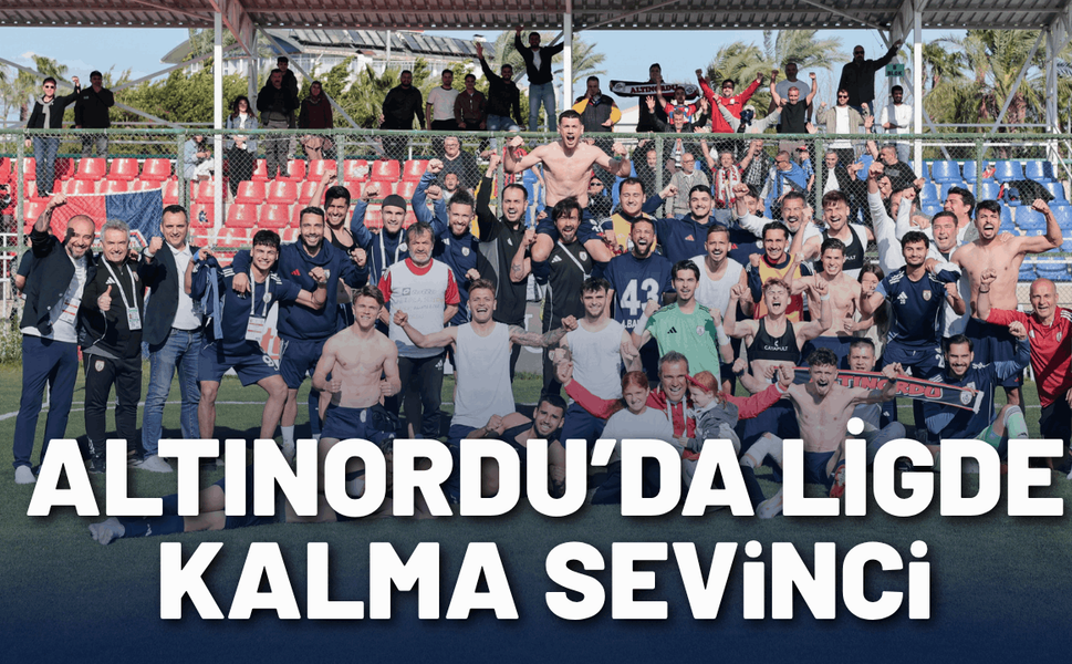 Altınordu ligde kaldı