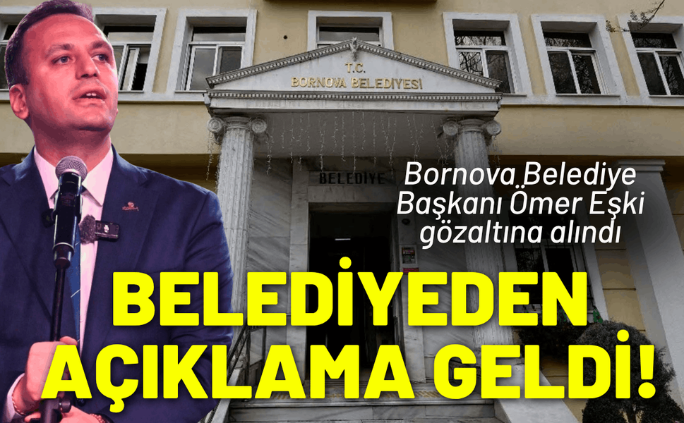 Bornova Belediyesi'nden açıklama geldi!