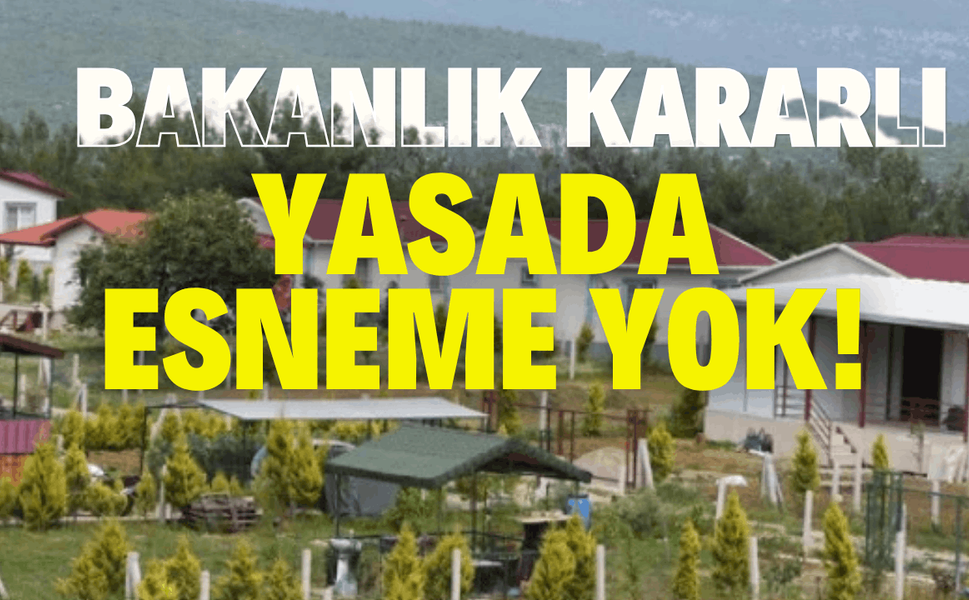 Bakanlık hobi bahçelerinde kararlı, yasada esneme yok!