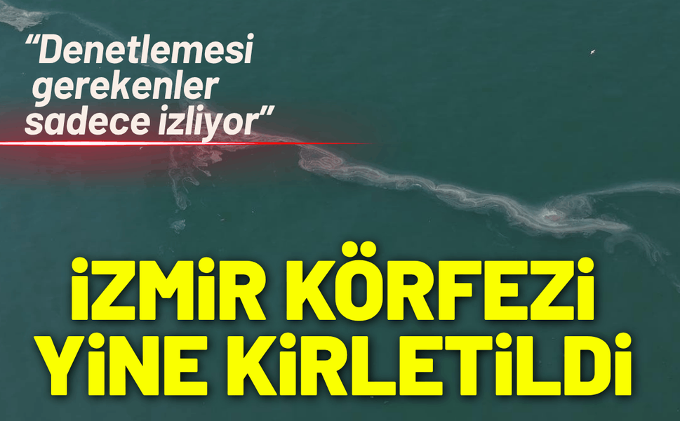 İzmir Körfezi göz göre göre kirletiliyor