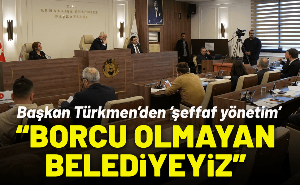 Başkan Türkmen: Kemalpaşa artık borcu olmayan belediye