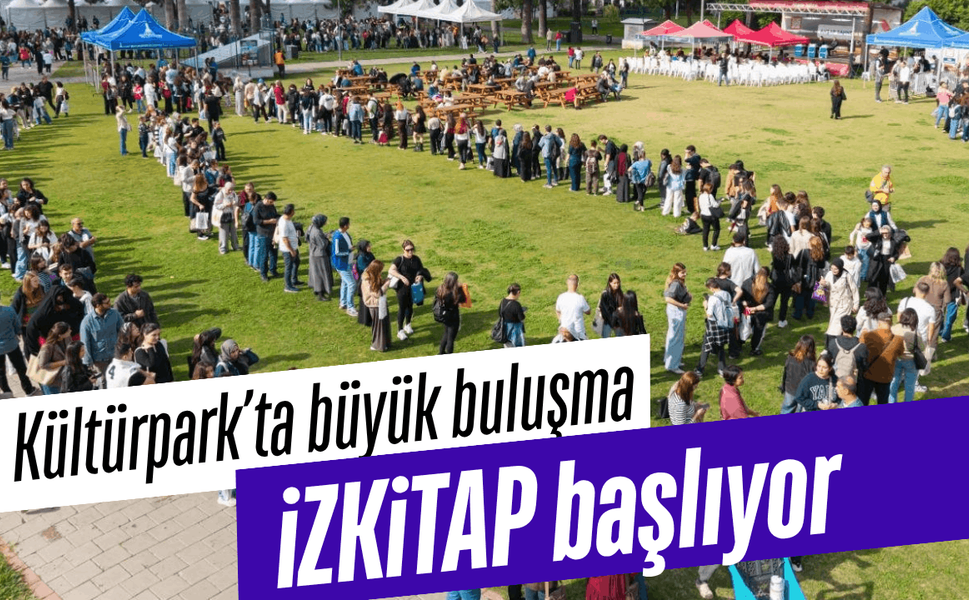 Kültürpark’ta büyük buluşma: İZKİTAP başlıyor