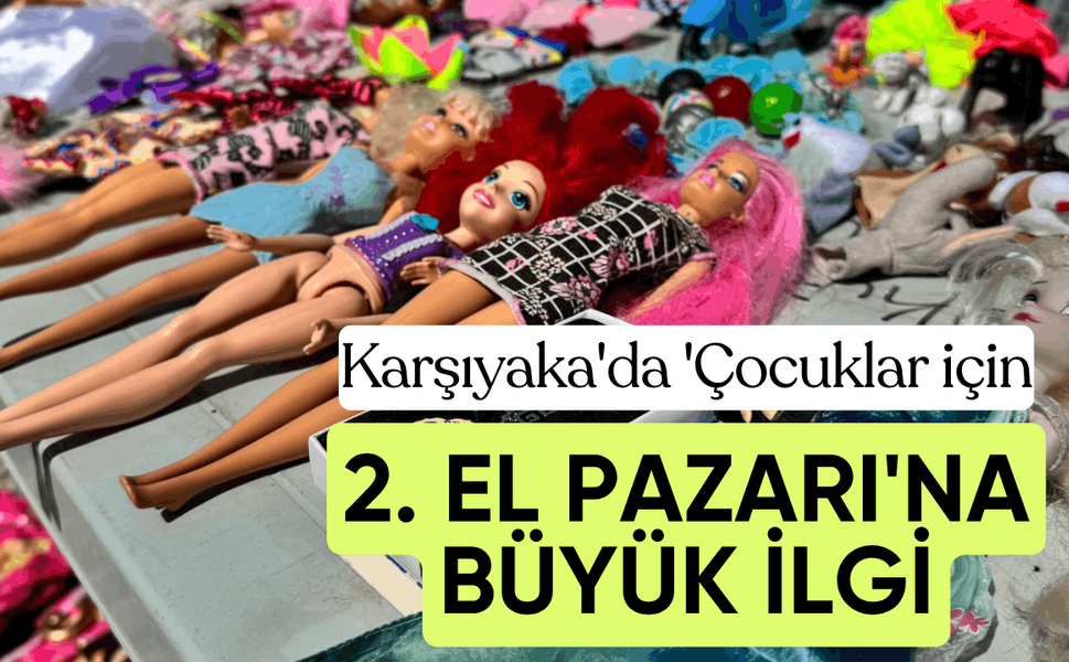 Karşıyaka'da 'Çocuklar için 2. El Pazarı'na büyük ilgi