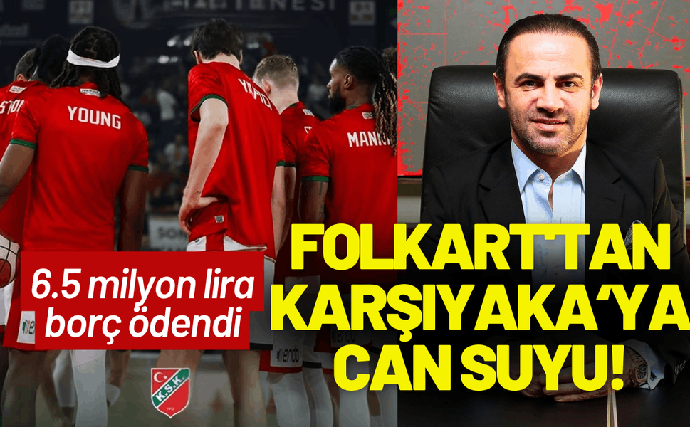 Folkart'tan Karşıyaka Basket'e can suyu!