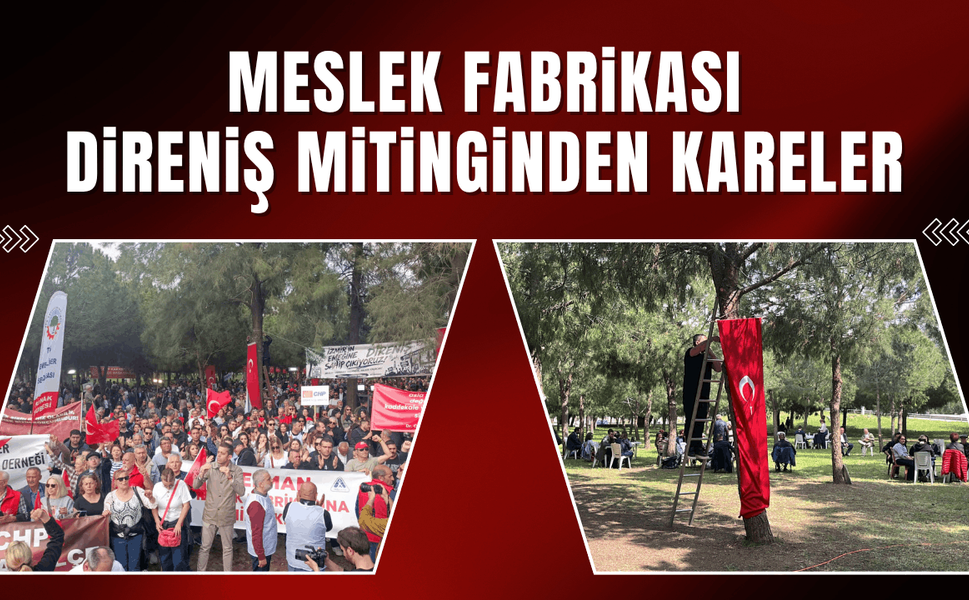 Meslek Fabrikası direniş mitinginden kareler!