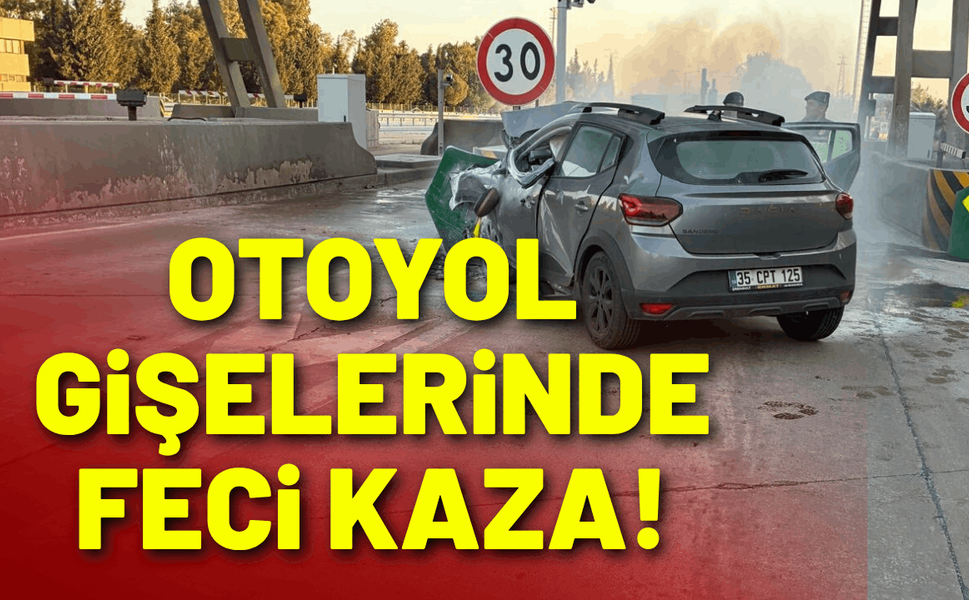 Otoyol gişelerine çarptı, hayatını kaybetti!