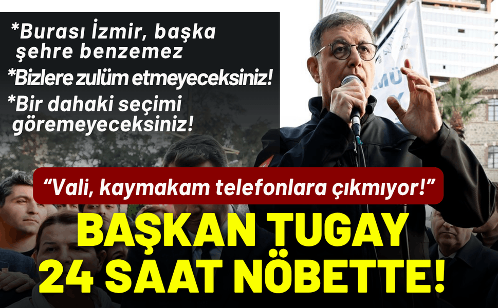 Başkan Cemil Tugay'dan Meslek Fabrikası önünde iktidara sert çıkış!