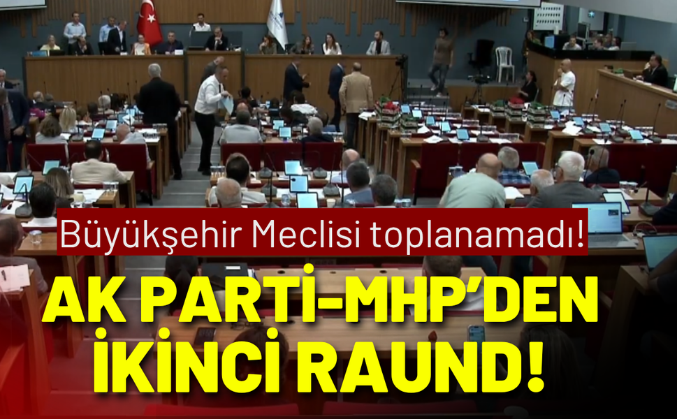 Büyükşehir Meclisi toplanamadı!