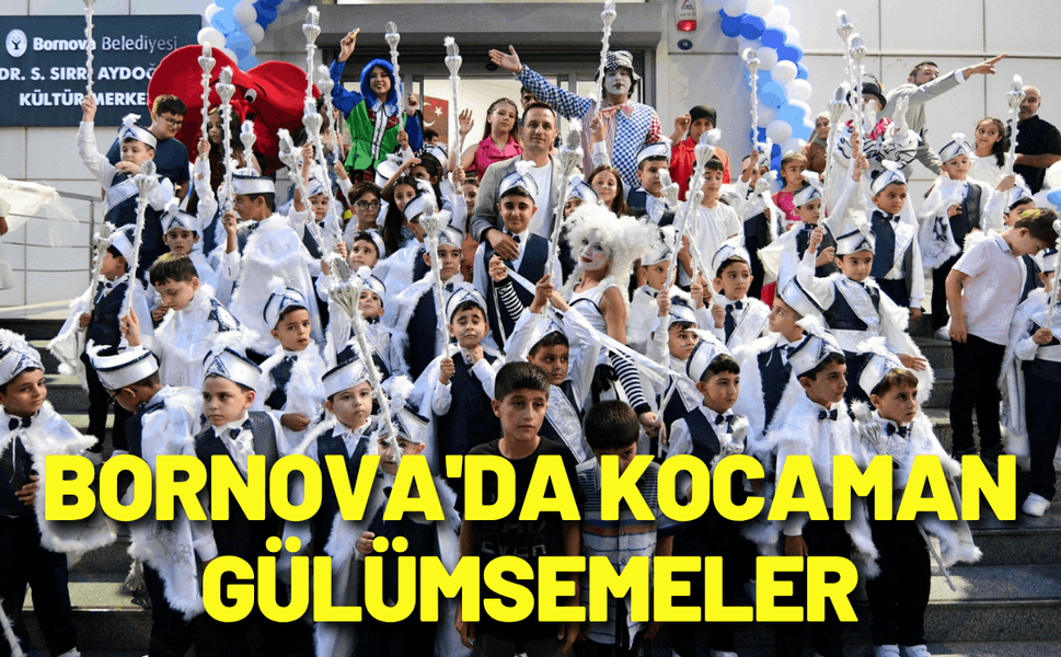 Bornova'da kocaman gülümsemeler