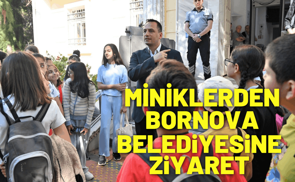 Miniklerden Bornova Belediyesi'ne ziyaret