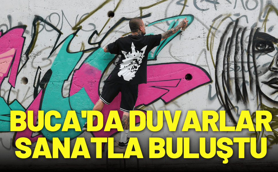 Buca'da duvarlar ikinci kez sanatla buluştu