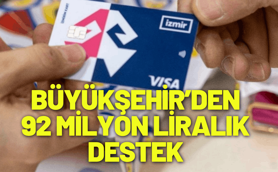 Büyükşehir’den bayram öncesi 92 milyon liralık destek