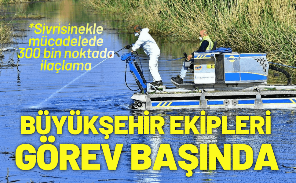 Büyükşehir ekipleri halk sağlığı için görev başında