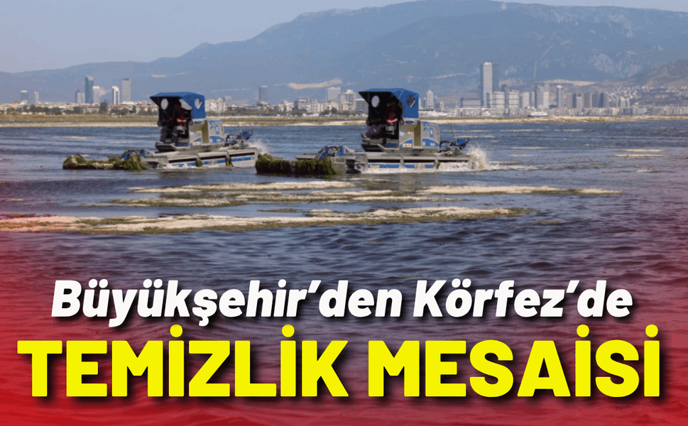 Büyükşehir’den Körfez’de temizlik mesaisi