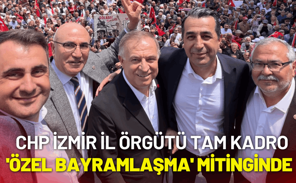 CHP'li Çağatay Güç, 'Özel Bayramlaşma' mitinginde