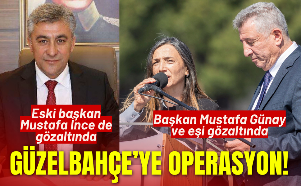 Güzelbahçe Belediyesine operasyon!