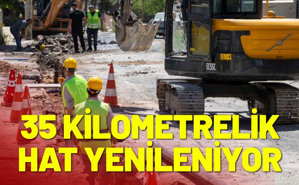 Bayraklı'da 35 kilometrelik içme suyu hattı yenileniyor