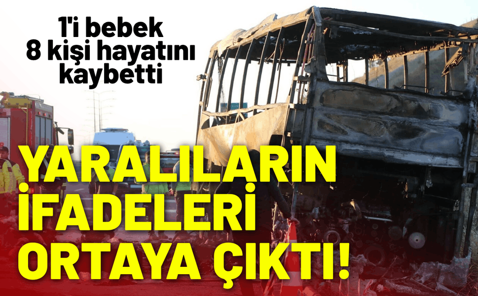İzmir otobüs kazasında yaralıların ifadeleri ortaya çıktı!