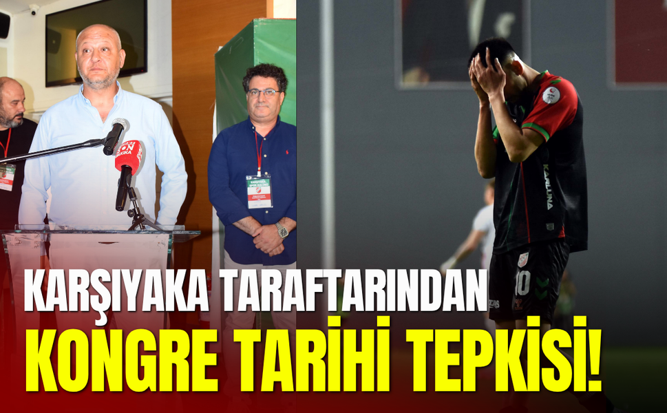 Karşıyaka taraftarından kongre tarihi tepkisi!
