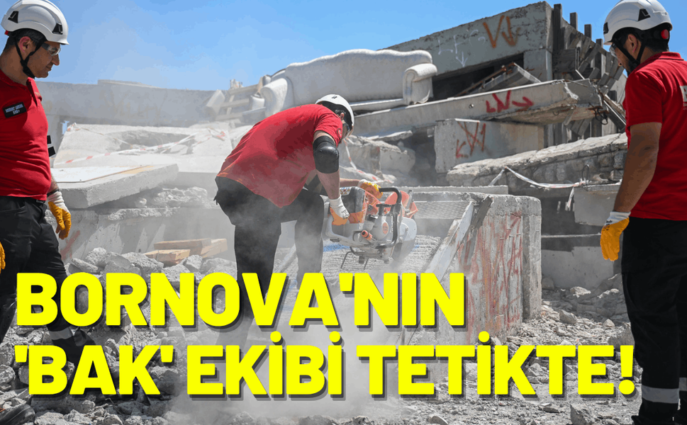 Bornova'nın 'BAK' ekibi hayat kurtarmak için tetikte!