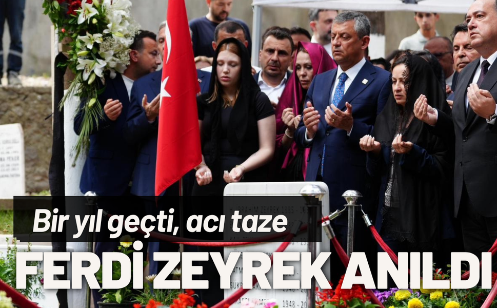Ferdi Zeyrek vefatının birinci yılında anıldı