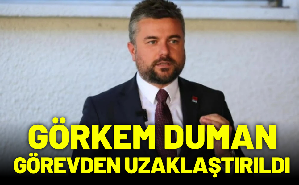 Buca Belediye Başkanı Görkem Duman, görevden uzaklaştırıldı