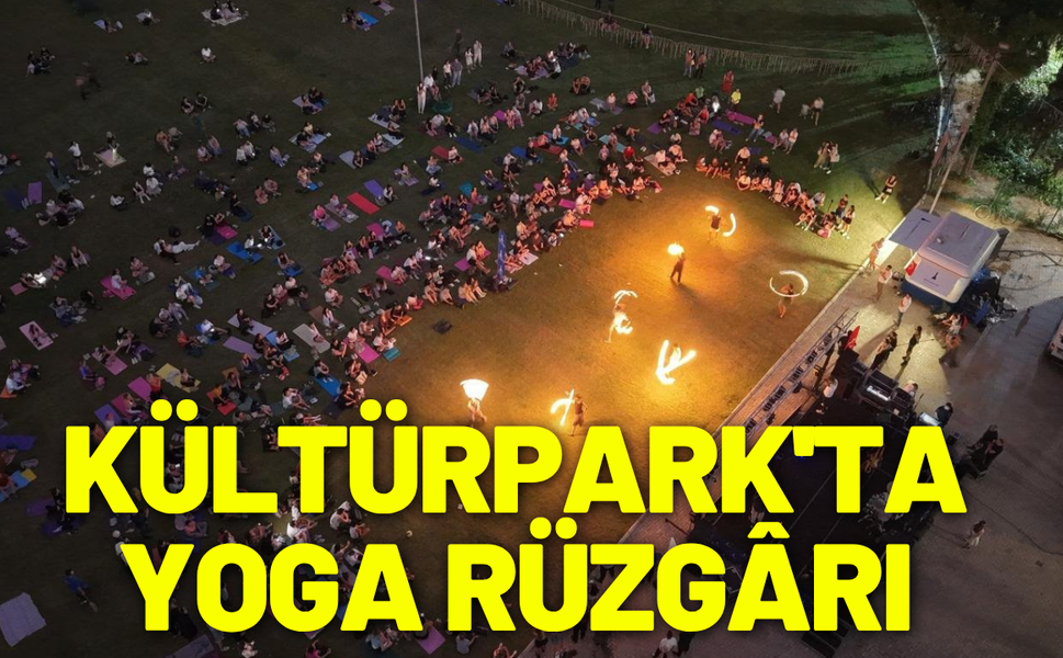 Kültürpark'ta yoga rüzgârı esti
