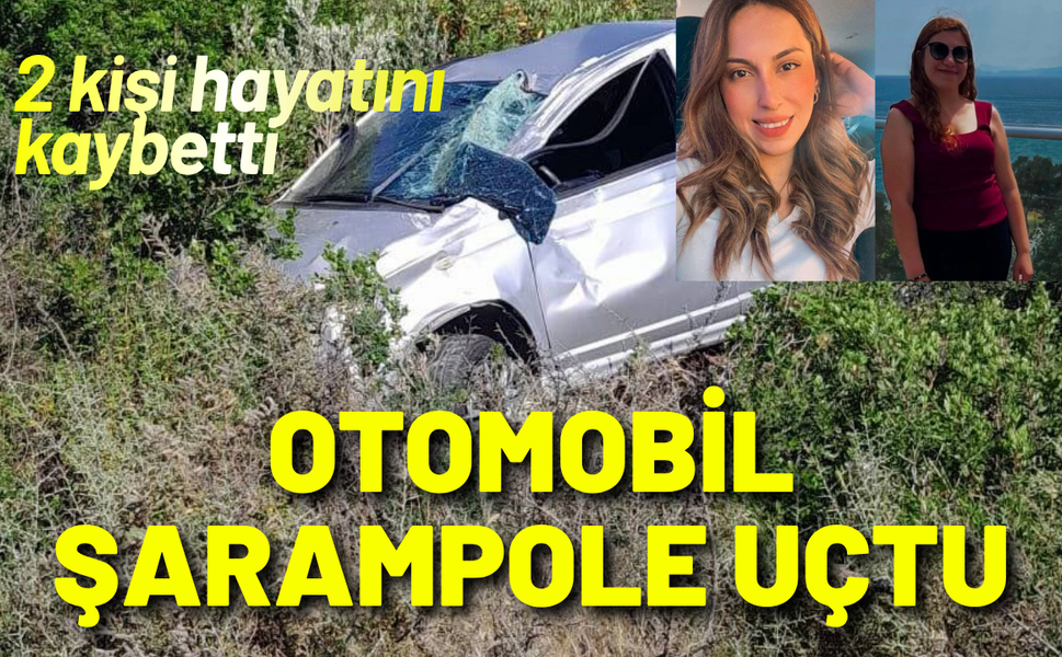 Otomobil şarampole uçtu: 2 kişi hayatını kaybetti