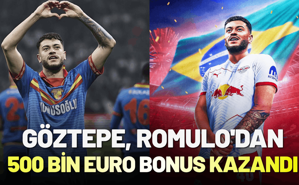 Göztepe, Romulo'dan 500 bin euro bonus kazandı