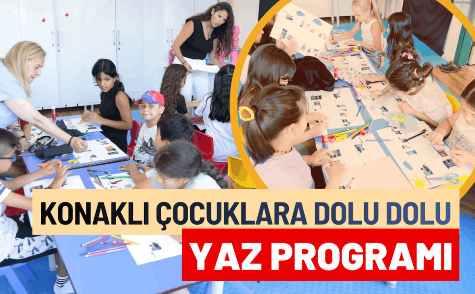 Konaklı çocuklara dolu dolu yaz programı