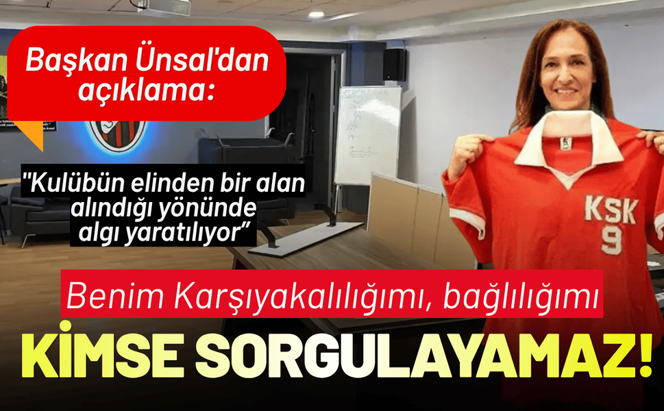 Başkan Ünsal'dan açıklama: Benim Karşıyakalılığımı kimse sorgulayamaz!