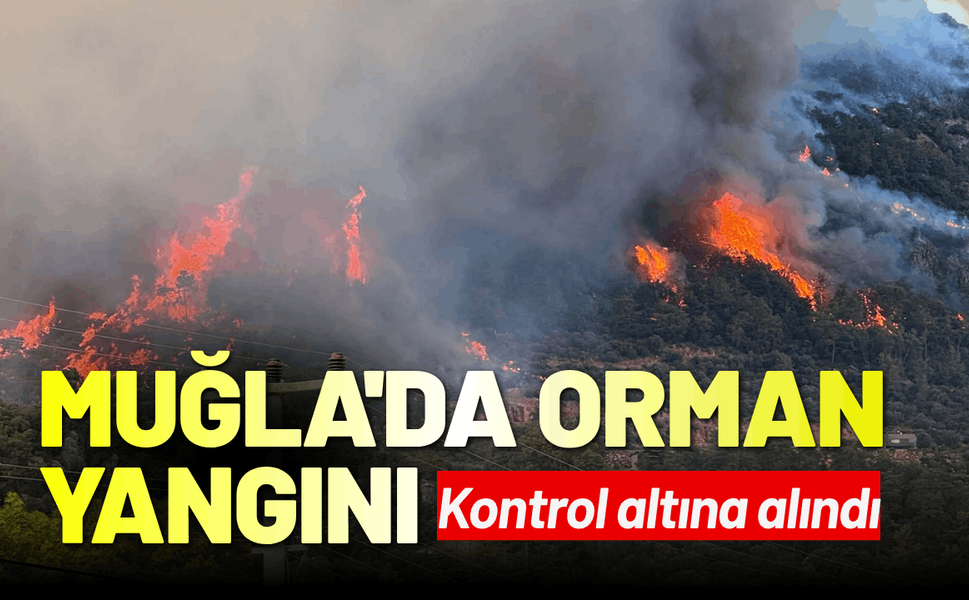 Muğla yangını kontrol altına alındı