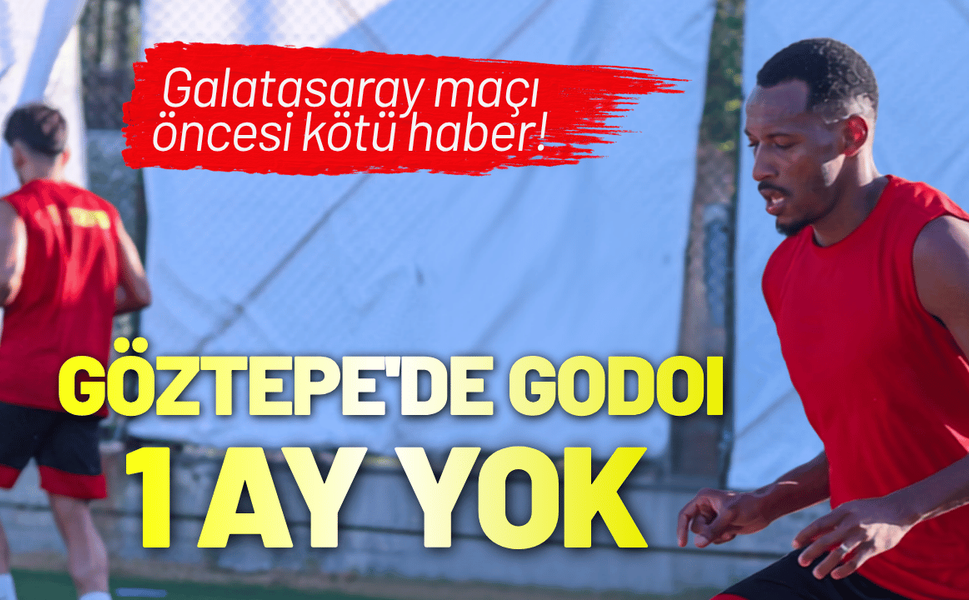 Göztepe'de Allan Godoi en az 1 ay yok